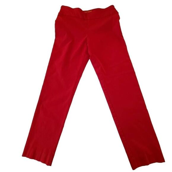 Krazy Larry Women's Pull On Straight Leg Ankle Pants - Picture 1 of 12